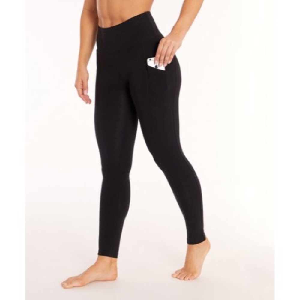 Marika Black Tummy Control High Waist Leggings